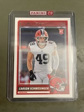 2025 Score Carson Schwesinger RC #102 Mystery Rookie Redemption Sealed