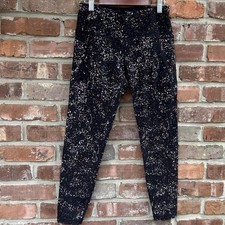 Sweaty Betty Power 7/8 Leggings Sz US 4-6 Black  Multi 24.5  Inseam Stretch