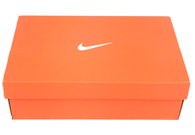 NIKE Orange Empty Shoe Box Storage Men 6.5 Womens 8 No Shoes