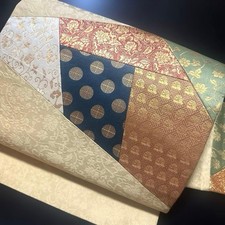 Nagoya Obi Belt Band Kyusun Pure Silk Kimono Nagoya Style Japan (K1994)