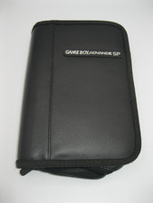 Official Nintendo Gameboy Advance SP Carrying Case Travel Storage Leather Zipper