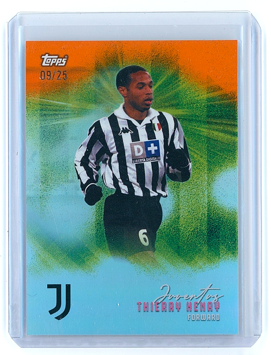 トップス Thierry Henry Thierry Henry 2025-26 Topps Juventus Team Set Orange 09/25 #30 | eBay