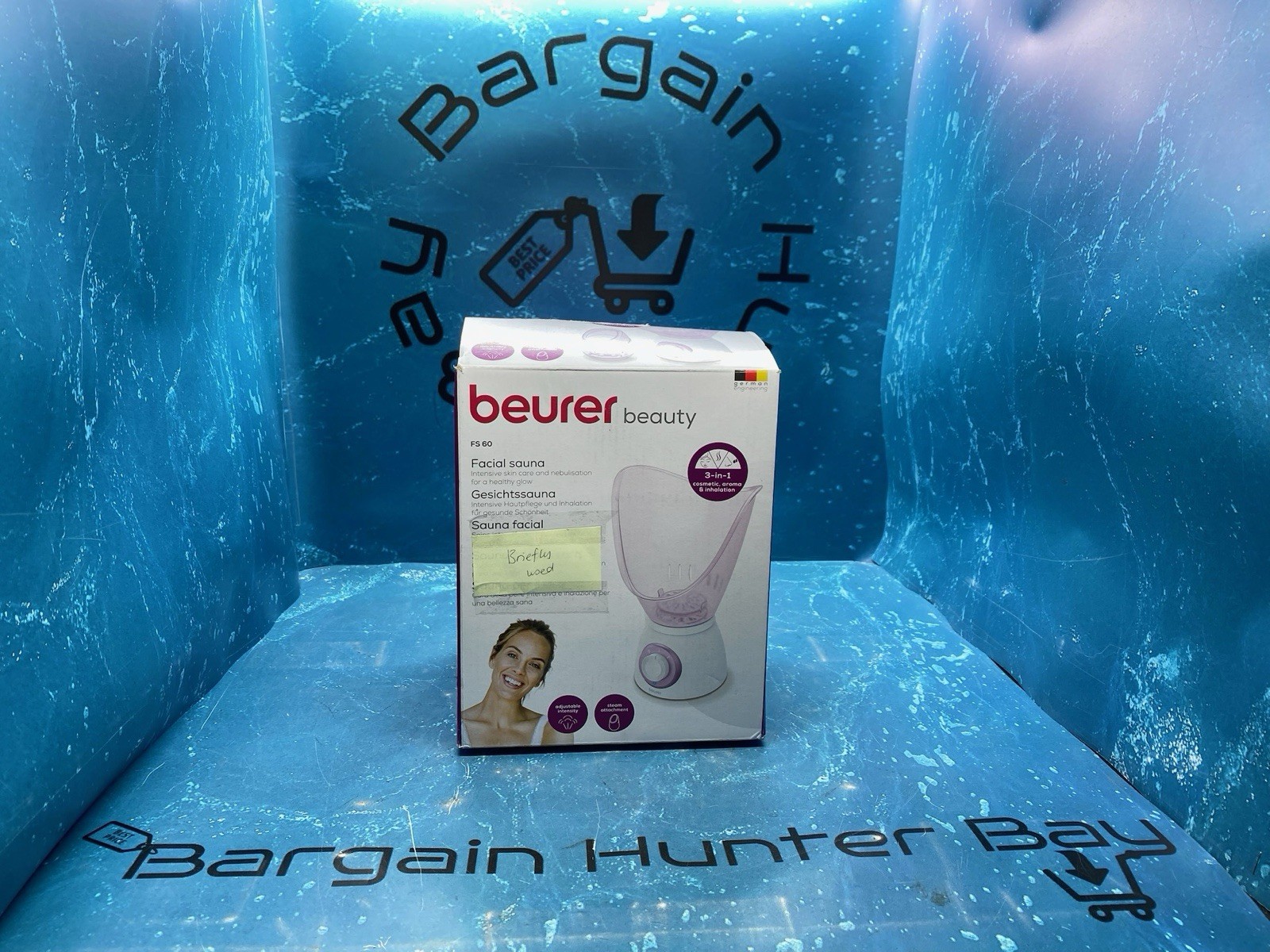 *BRIEFLY USED* Beurer FS60 Facial Sauna, Facial Steamer for Cosmetic Facial Care
