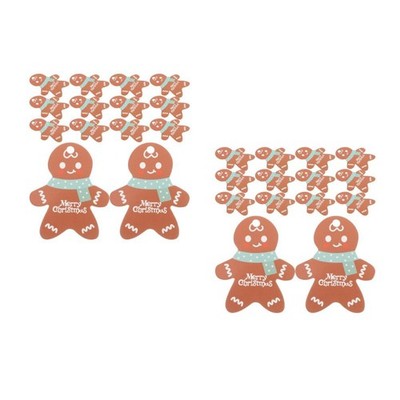 Set of 2 Lebkuchen Lebkuchenmännchen Männer Weihnachtsanhänger Für Geschenke