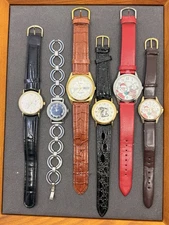 Vintage Watch lot for repair - Timex - Armitron - Santa Watch - Dog Watch