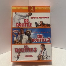DVD MOVIE TRIPLE FEATURE EDDIE MURPHY DR DOLITTLE 1 AND 2 AND 3