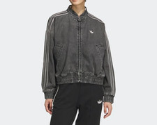 adidas Originals Women's CCT Crop Chinese Collar Track Top Jacket JY8274   Black