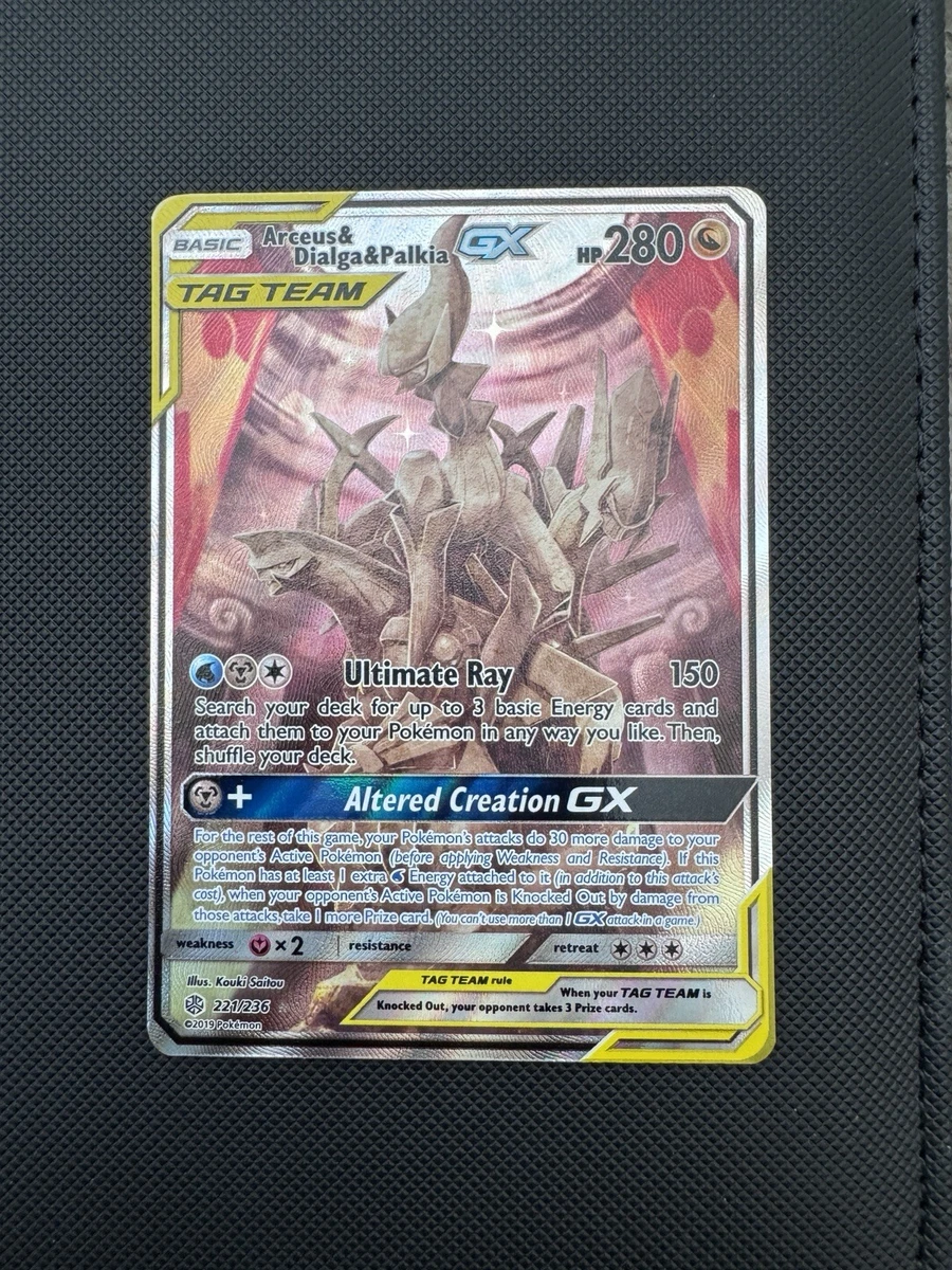 Arceus & Dialga & Palkia GX 221/236 Sm-Cosmic Eclipse for sale | eBay