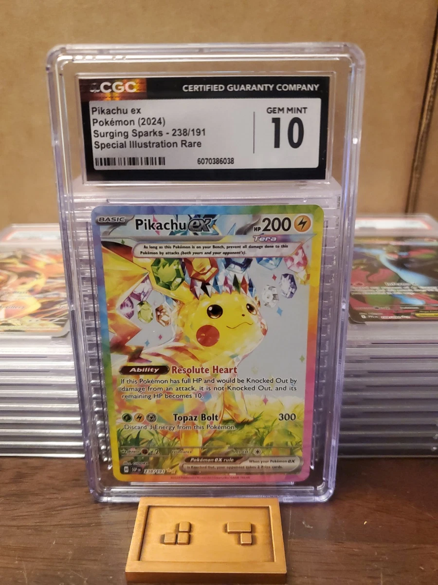 Pikachu Pokémon TCG Grade 10 Rare Individual Collectible Card Game