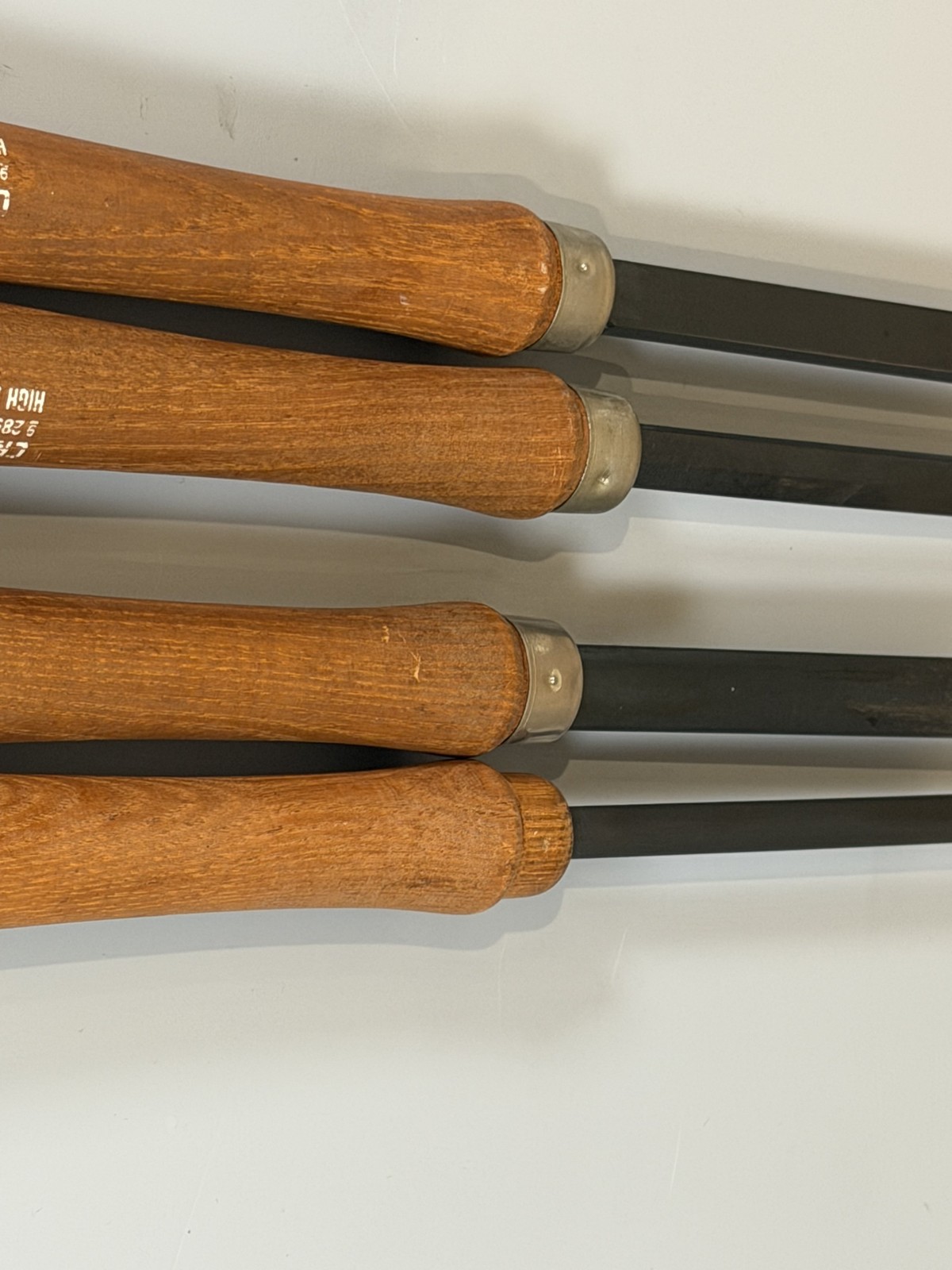Vintage Craftsman 4pc Wood Lathe Chisel Set HSS USA 9-28520 28521 28522 28527