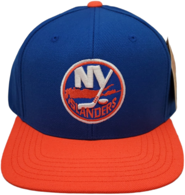 New York Islanders Snapback Flat Bill Stitched Logo 2-Tone | eBay