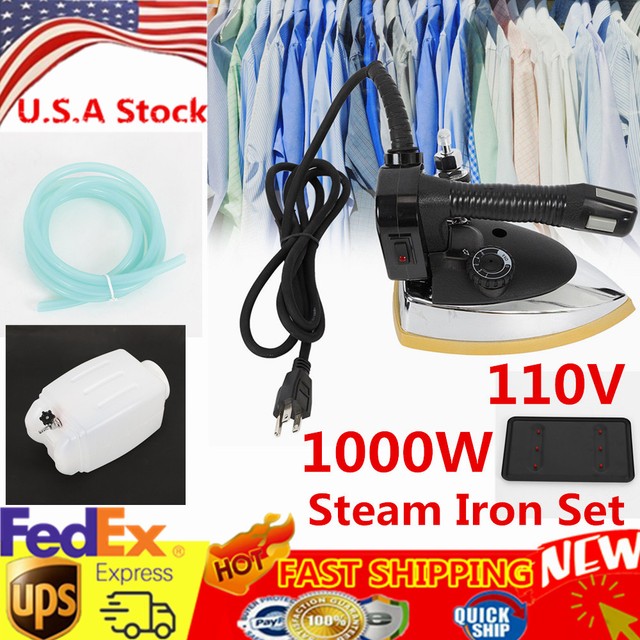 110v!Gravity Feed Industrial Electric Steam Iron Set electric iron