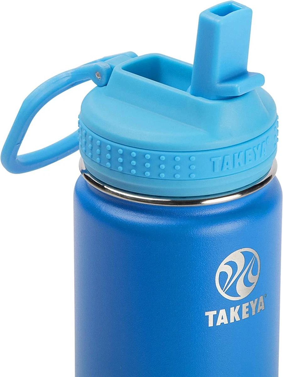  Takeya Actives Insulated Stainless Steel Water Bottle with  Straw Lid, 24 Ounce, Blush : Everything Else