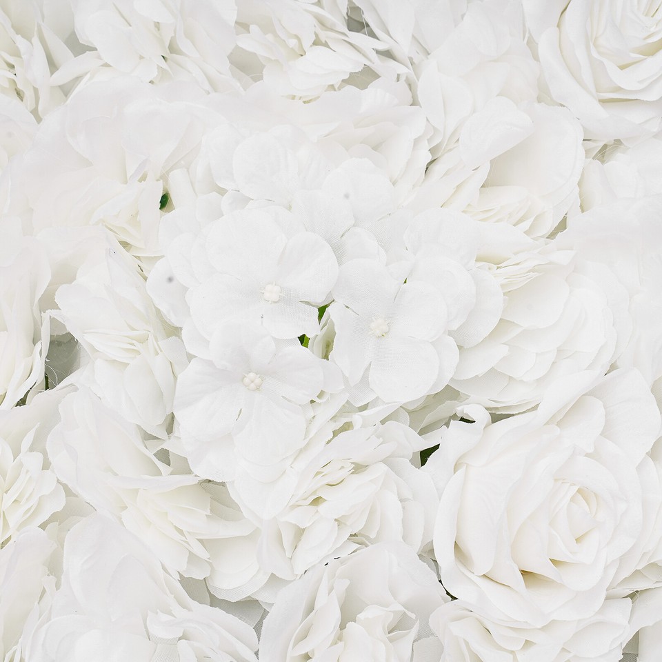 Artificial Flower Wall Panel Floral Wall Mat Silk DIY Wedding Party