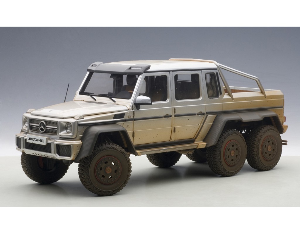 AUTO art 1/18 メルセデス　G-ワゴン　シルバーメタリック　訳アリ品 AUTOart 1/18 Mercedes Benz G-Wagon Brilliant Silver metallic