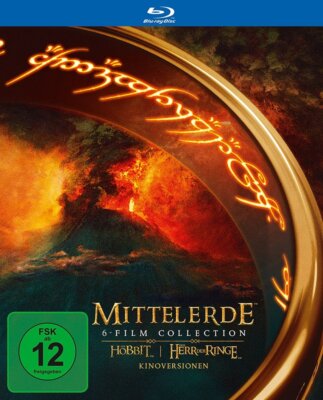 Herr der Ringe 1-3 + Hobbit 1-3 Kinofassungen / Mittelerde Coll. # 6-BLU-RAY-NEU
