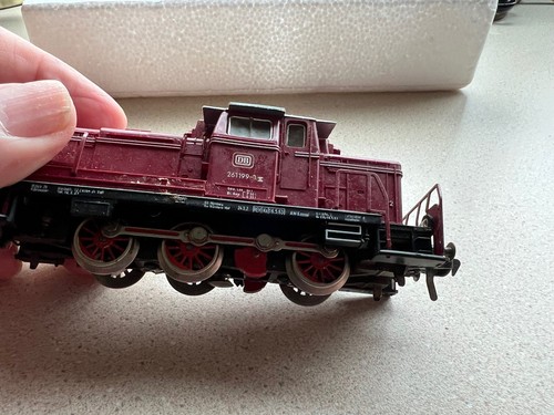 FLEISCHMANN DB RAILWAYS MAROON V60 DIESEL LOCO UNTESTED (Unboxed) HO Scale - Picture 7 of 11