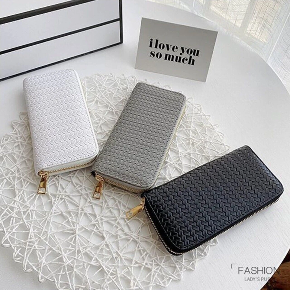 Womens Leather Wallet Long Purse Phone Card Holder Case Clutch Large Capacity