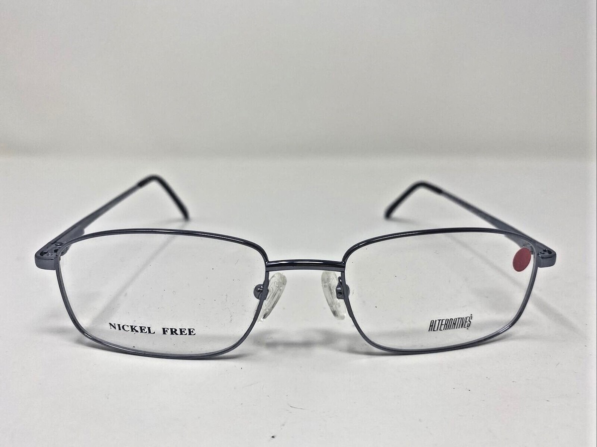 Alternatives Eyeglasses Frames NF-11 52-18-140 Silver Full