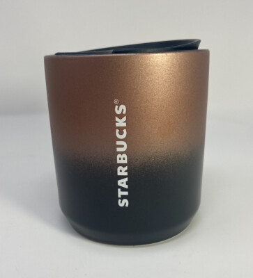 Starbucks 8 Ounces Ceramic Tumbler Copper And Black | eBay