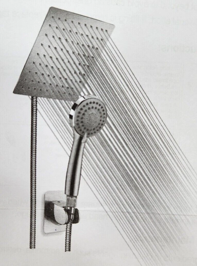 Taiker Fusion Shower Head With Hand Shower~OPEN BOX~ See Description