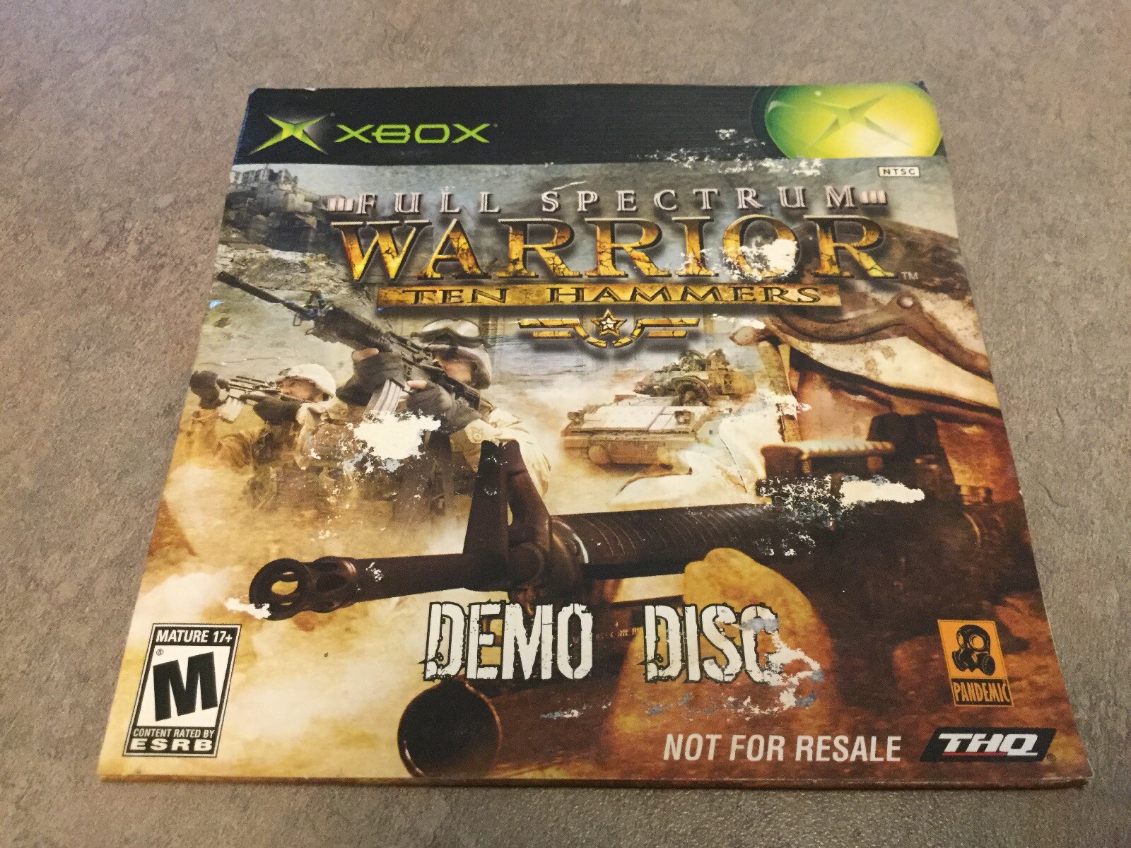 Full Spectrum Warrior: Ten Hammers (Xbox, 2006) 