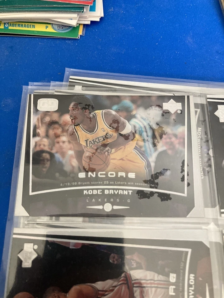 1998-99 UPPER DECK ENCORE BASKETBALL PARTIAL SET 1-90 CARDS KOBE CARD! W / PAGES - Image 2 of 3