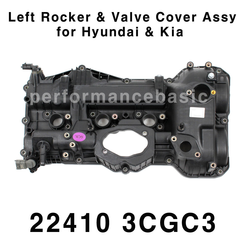 OEM Left Valve Cover Assembly For Hyundai Santa Fe & Kia Sorento – Part 224103CGC3 5 thumbnail image