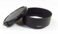58mm Lens Hood Shade w/ 62mm Lens Cap - unbranded / 114