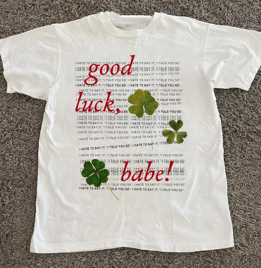 Good Luck, Babe! Chappell Roan Album Gift For Fans Full Size S to 5XL