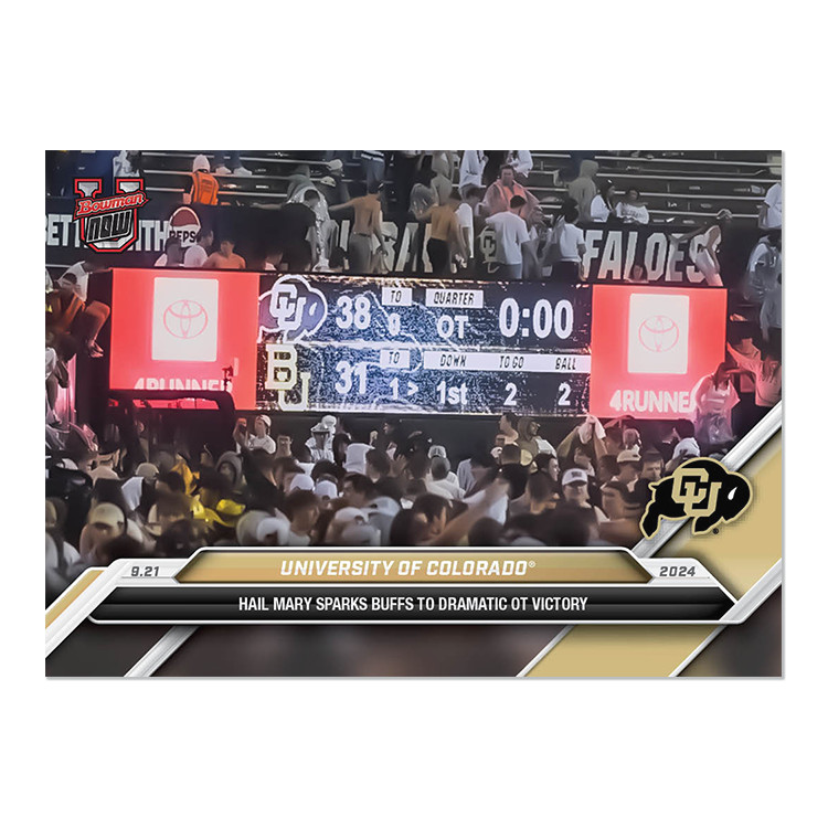 2024 Bowman U Now Football 17 University of Colorado Buffaloes Print Run 333