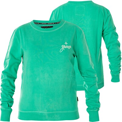 YAKUZA Damen Pullover Basic Line Script Sweatshirt GPB-14140 Spearmint