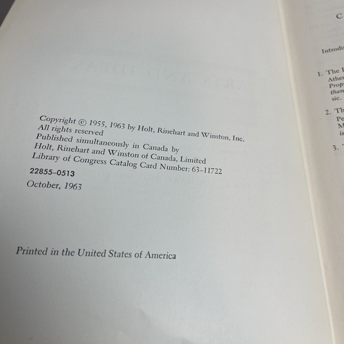 Arts and Ideas 8th Ed. by William Fleming (1963) HC - Foto 7 di 10