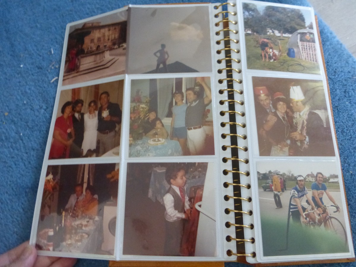 3 Albums Photos Cartonnés Vintage - Déco Florale Années 80, Pour Vos Plus Beaux Clichés !