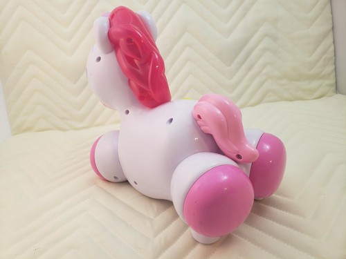 Bright Starts Rock & Glow Unicorn Crawl & Chase Toy Learning ABC Numbers - Picture 6 of 8