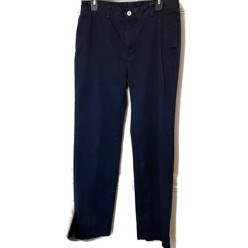 Vineyard Vines Mens Straight Leg Chino Breaker Pants Size 32X34 Dark
