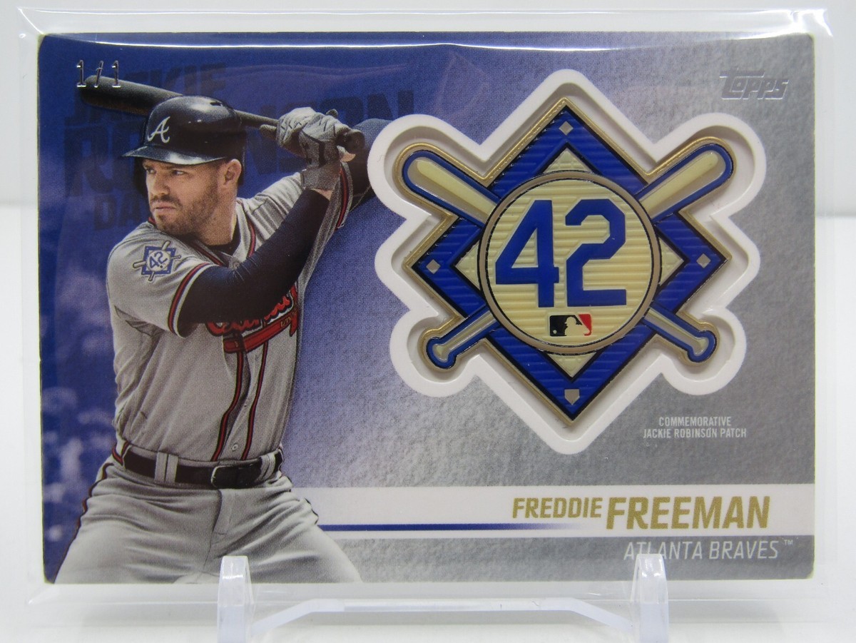 FREDDIE FREEMAN 2018 TOPPS JACKIE ROBINSON COMMEMORATIVE