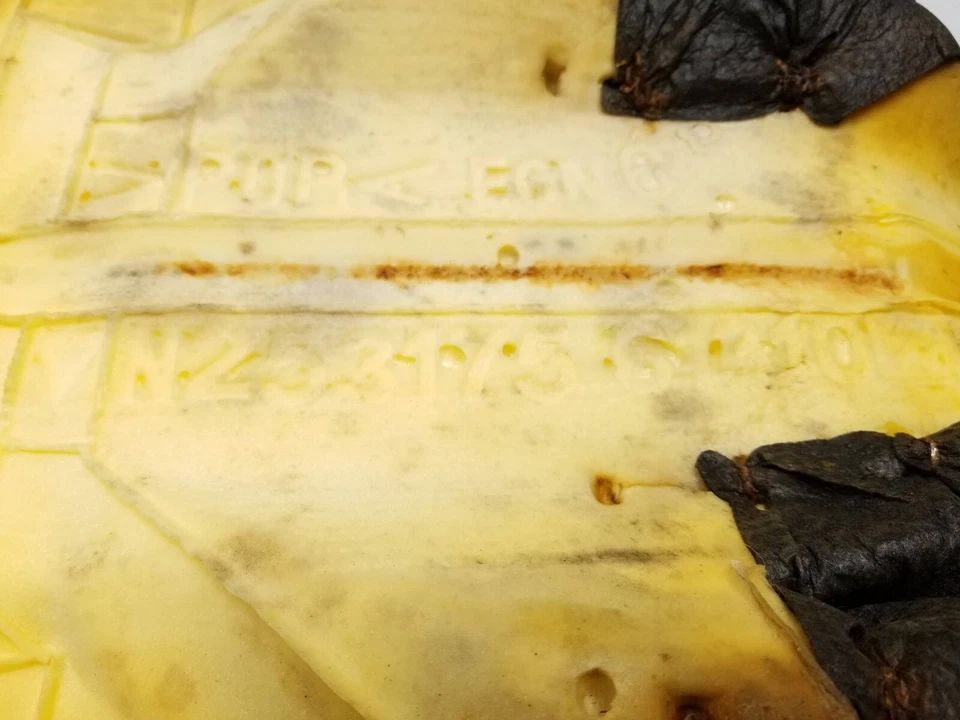 07 08 09 Banco Cojín Inferior Asiento Trasero Mitsubishi Eclipse Cuero Negro OEM Foto 3 de 4