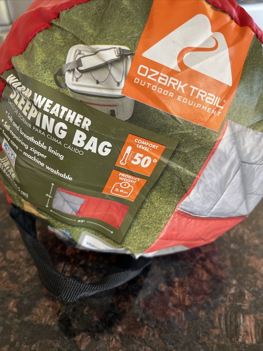 Ozark Trail Warm Weather Sleeping Bag 0-60°f 33in X 75 in for - Main Image