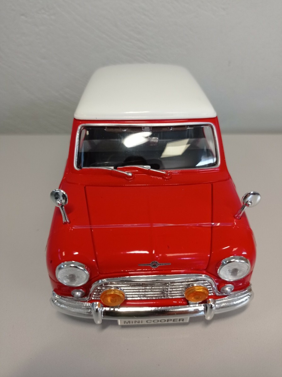 RARE MOTORMAX 1:18 MINI COOPER, RED/WHITE - 73113 | eBay