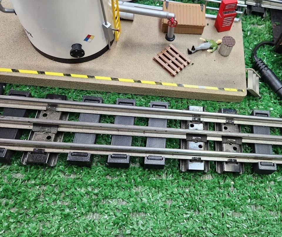 Snap on Railroad Ties for O Gauge Model Railroads Using Tubular Train Track - Image 2 of 4