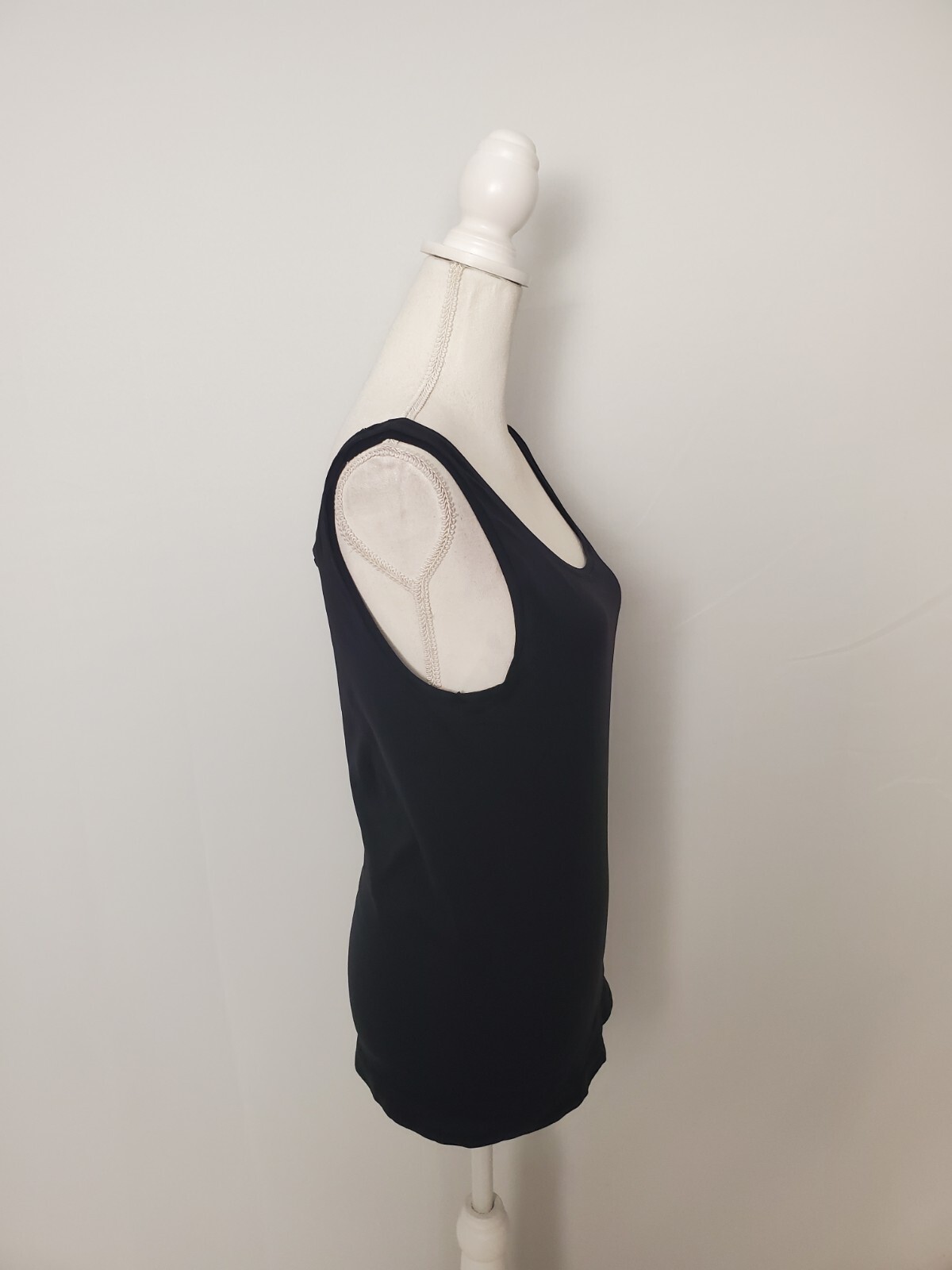 Chico's Solid Black Stretchy Basic Layering Tank … - image 3