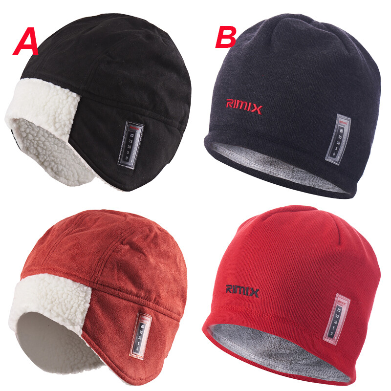 Winter Windproof Fleece Ear Warm Ski Snow Skull Cap Beanie Hat For