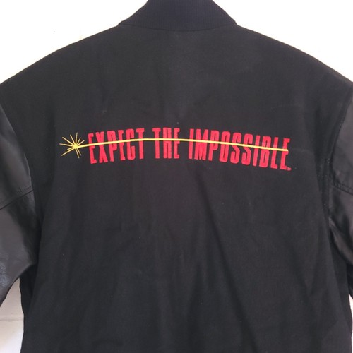 Giacca Varsity Vintage 1996 Limited Promo Apple Computer Mission Impossible Pelle - Foto 21 di 24