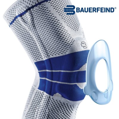 Bauerfeind GenuTrain Size 4 Knee Joint Brace Patella Support Meniscus ACL Hinge