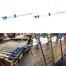 36" Aluminum Bar Clamp Woodworking Carpenter Quick Grip Bar Clamps Tool 2-Pack