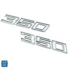 1969-70 Chevrolet Front Fender Emblem "350" Pair New