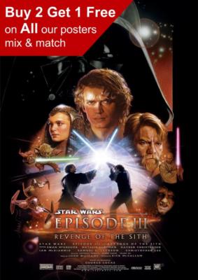 Star Wars Episode III Revenge Of The Sith Movie Poster A5 A4 A3 A2