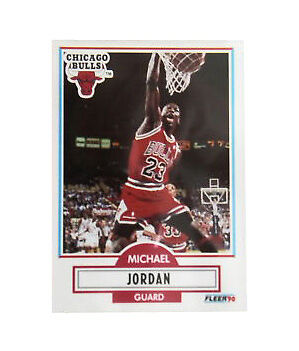 1990 - 1991 Fleer Michael Jordan Chicago Bulls #26 Basketball Card 