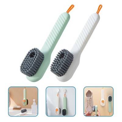 2pcs Scrub Pinsel mit Seifespender Schuhe Reinigung Pinsel Waschkleidung Pinsel